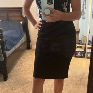 Black Pencil skirt WHBM
